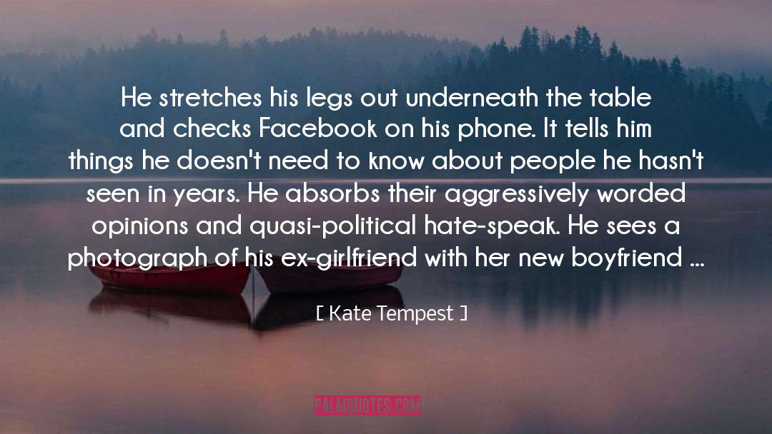 Aggressively quotes by Kate Tempest