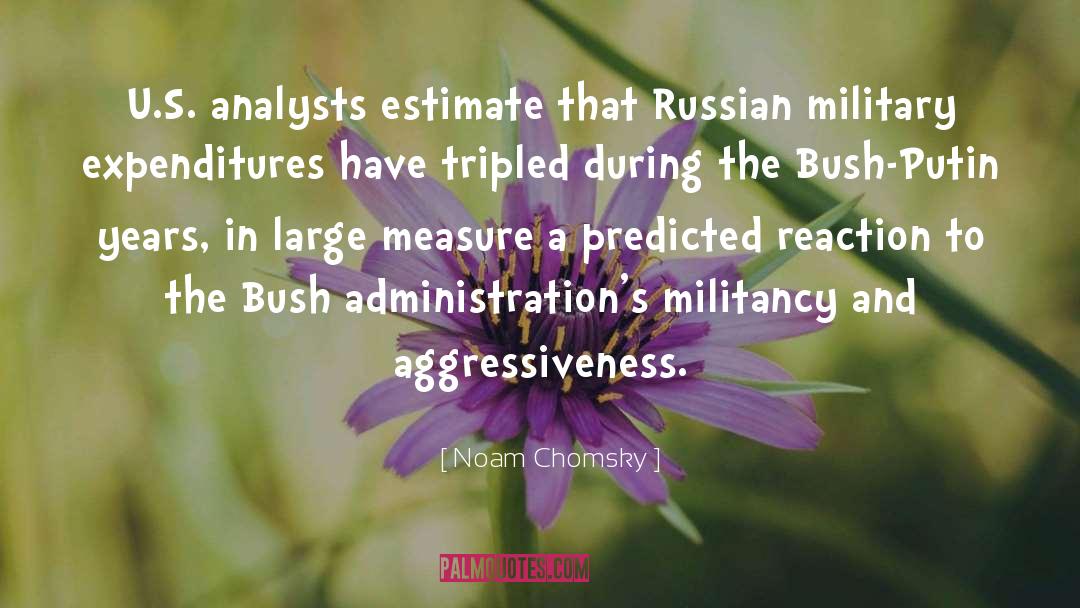 Aggressiveness quotes by Noam Chomsky