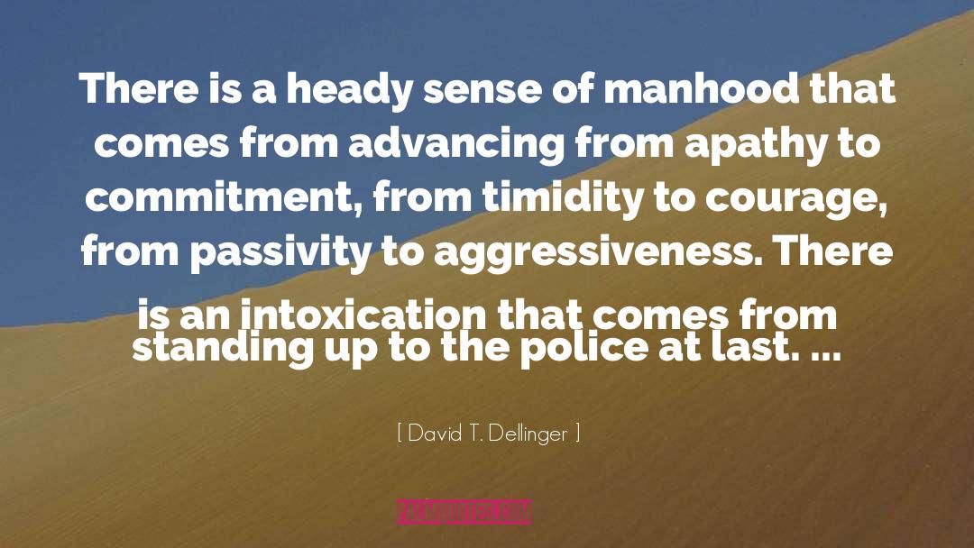 Aggressiveness quotes by David T. Dellinger