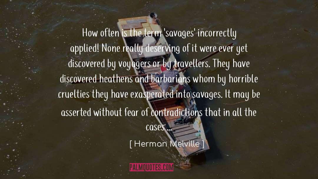 Aggressors quotes by Herman Melville