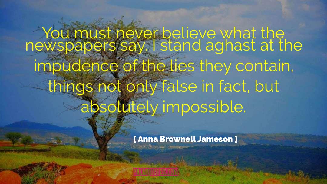 Aghast quotes by Anna Brownell Jameson