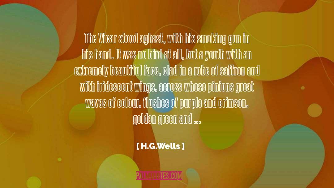 Aghast quotes by H.G.Wells