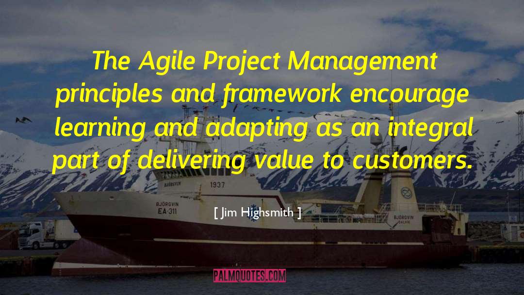 Agile Scrum quotes by Jim Highsmith