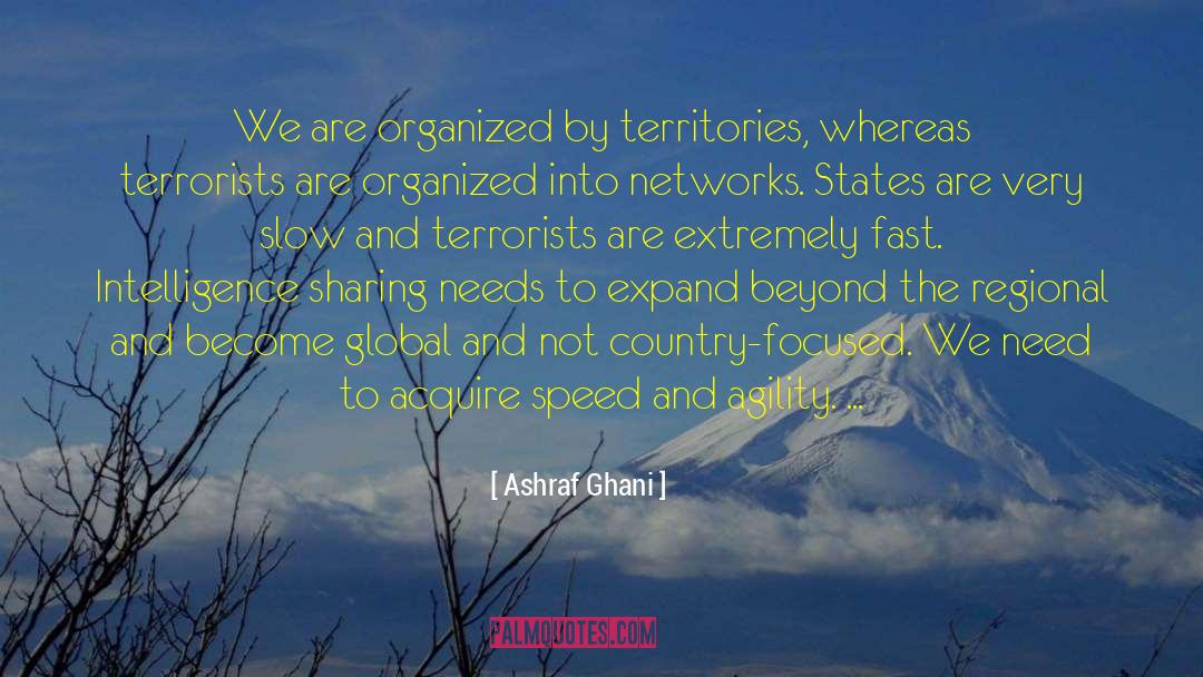 Agility quotes by Ashraf Ghani