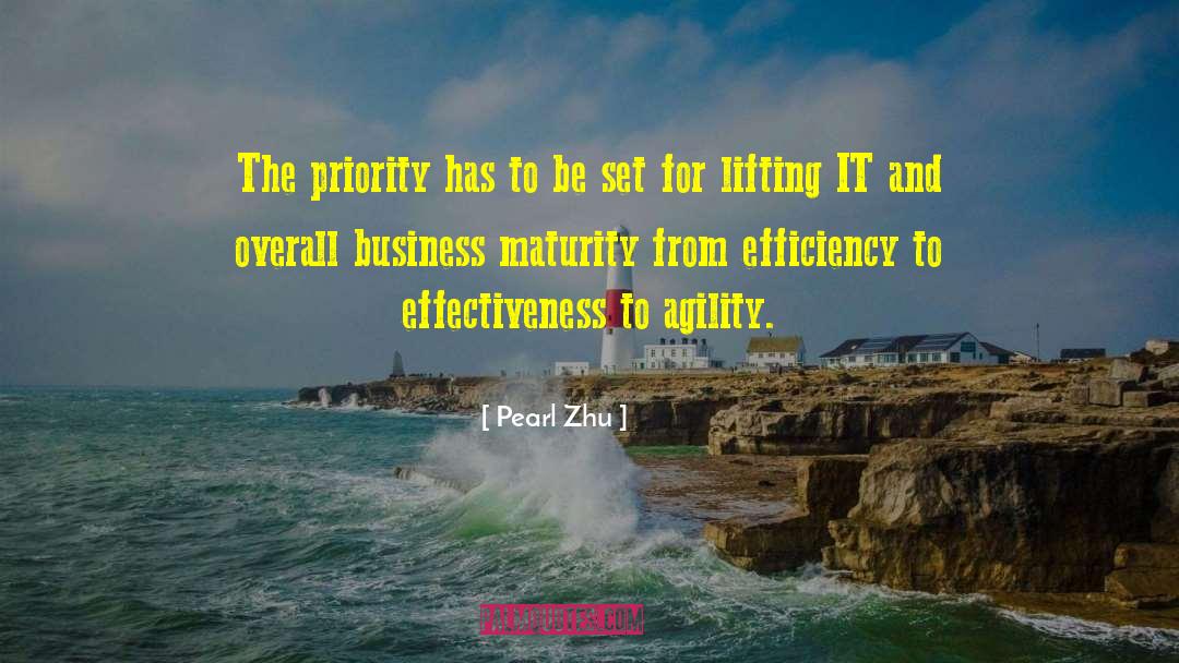 Agility quotes by Pearl Zhu