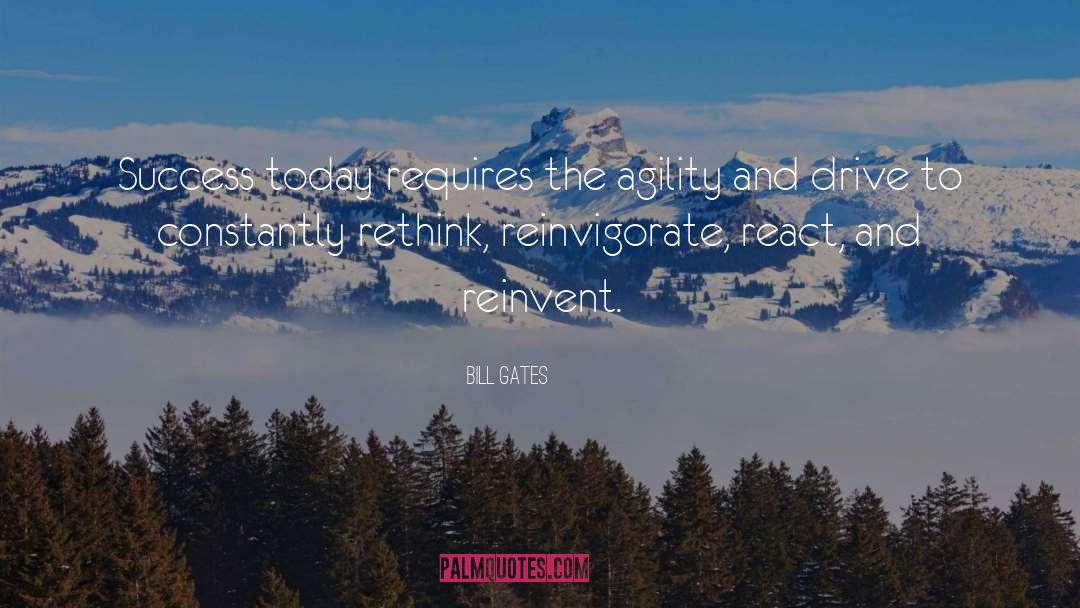 Agility quotes by Bill Gates