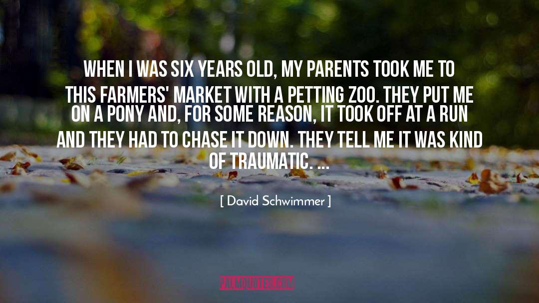 Aging Parent quotes by David Schwimmer