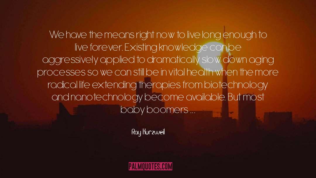 Aging Process quotes by Ray Kurzweil