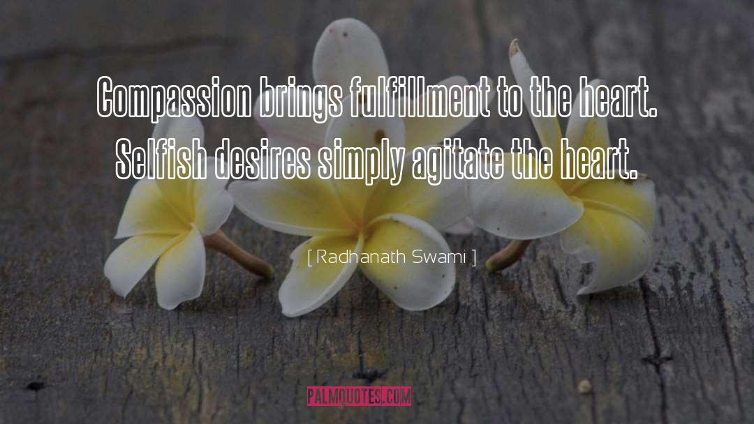 Agitate Crossword quotes by Radhanath Swami