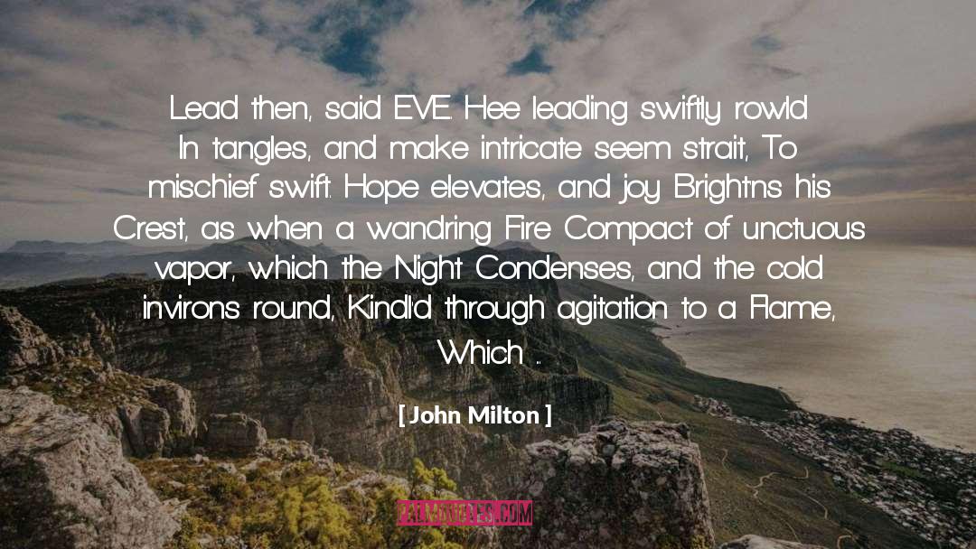 Agitation quotes by John Milton