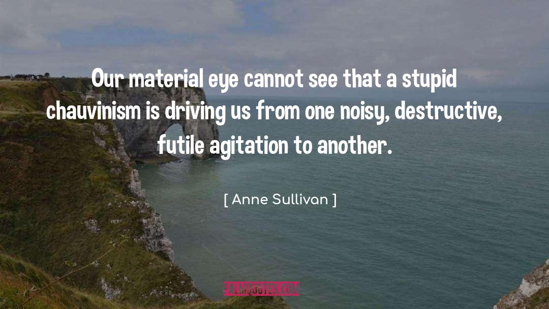 Agitation quotes by Anne Sullivan
