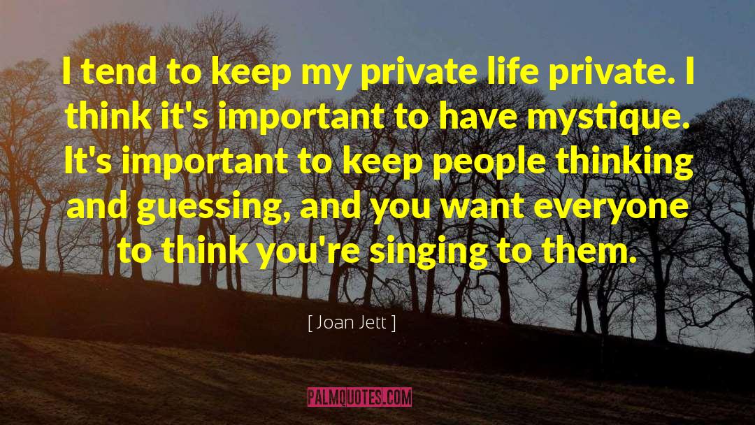 Agneau Mystique quotes by Joan Jett