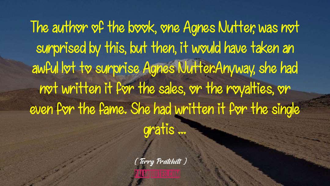 Agnes Nutter quotes by Terry Pratchett
