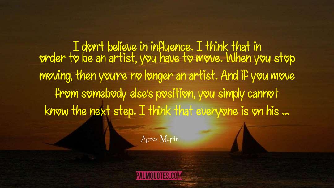 Agnes quotes by Agnes Martin