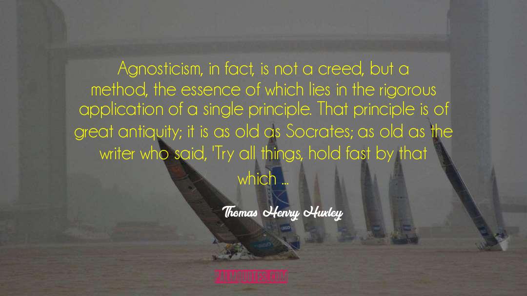 Agnostic Atheism quotes by Thomas Henry Huxley