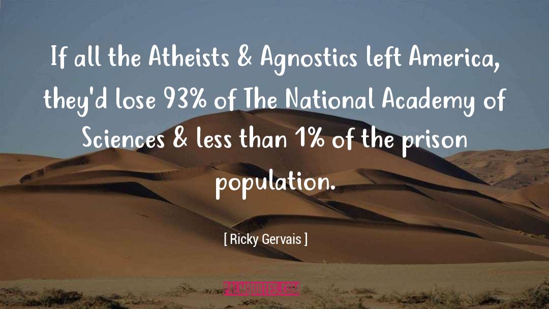 Agnostics quotes by Ricky Gervais