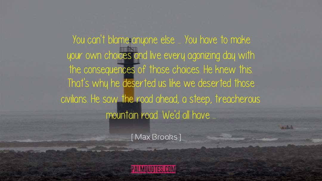 Agonizing quotes by Max Brooks