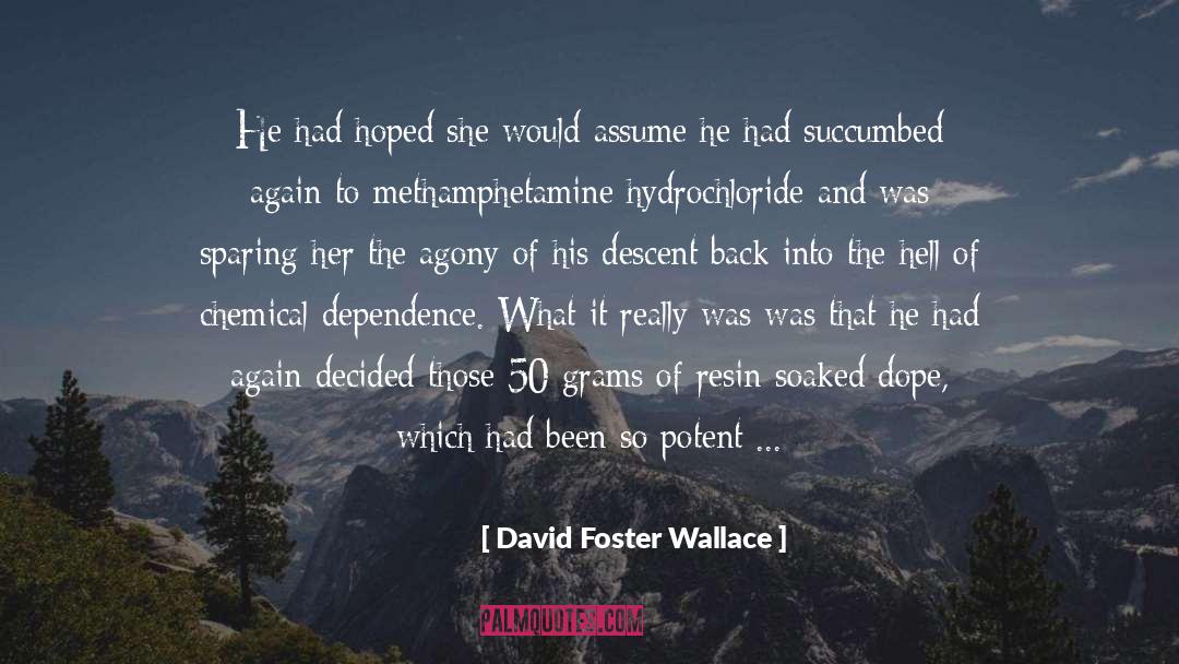 Agony quotes by David Foster Wallace