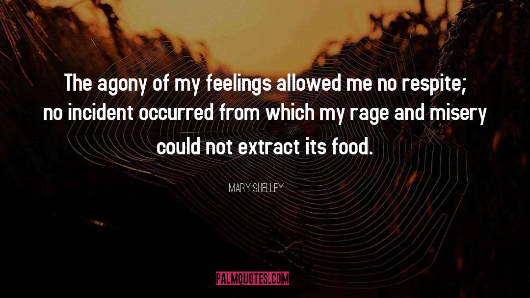 Agony quotes by Mary Shelley