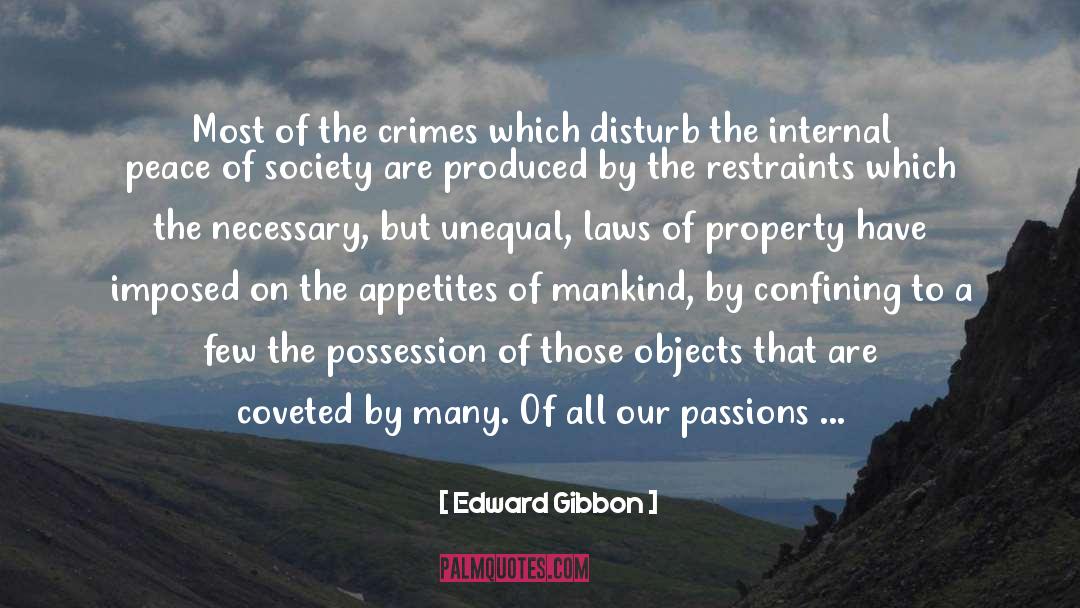 Agrarian Society quotes by Edward Gibbon