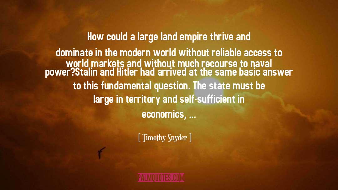 Agrarianism quotes by Timothy Snyder