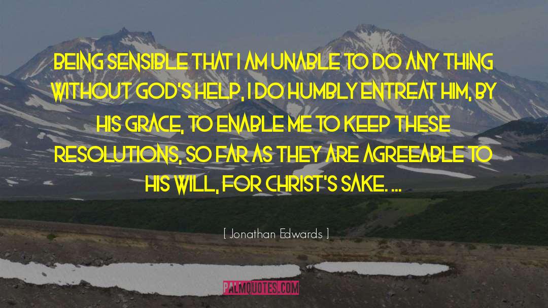 Agreeable quotes by Jonathan Edwards
