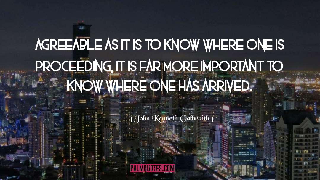 Agreeable quotes by John Kenneth Galbraith