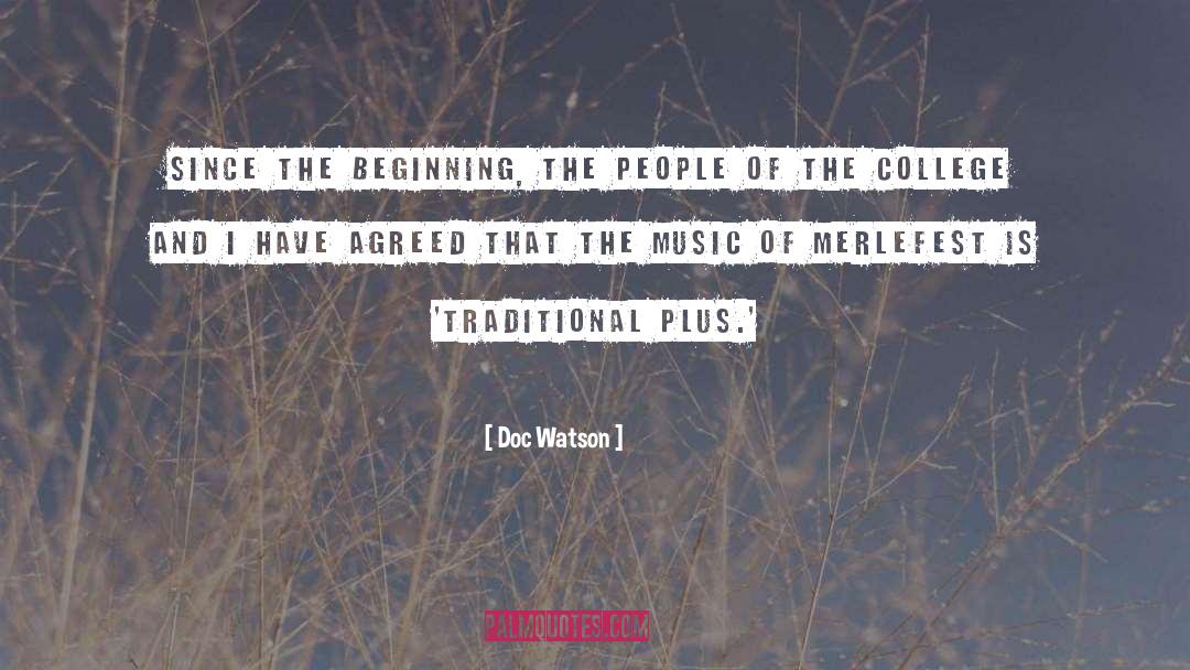 Agreed quotes by Doc Watson