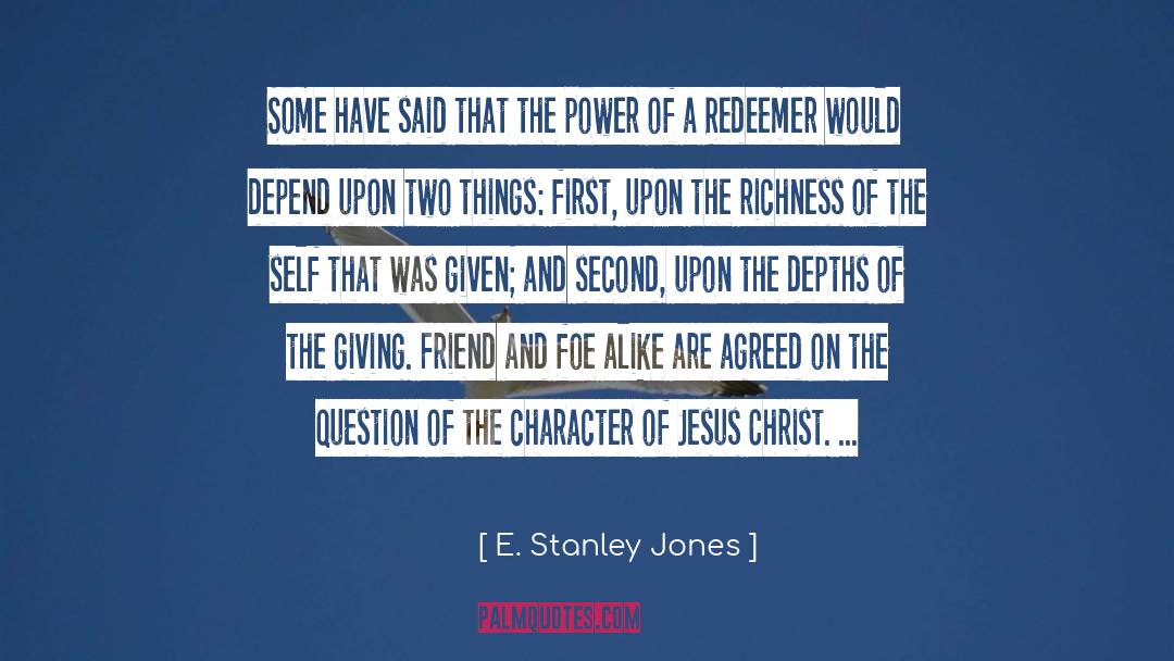 Agreed quotes by E. Stanley Jones