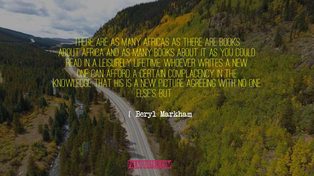 Agreeing quotes by Beryl Markham