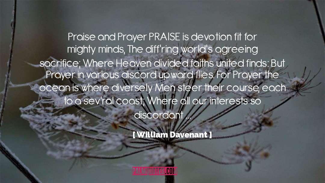 Agreeing quotes by William Davenant