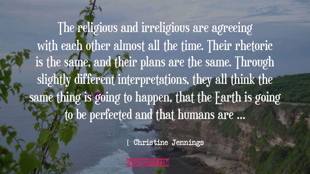 Agreeing quotes by Christine Jennings