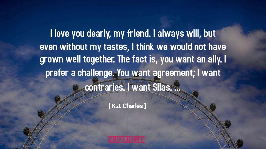 Agreement quotes by K.J. Charles