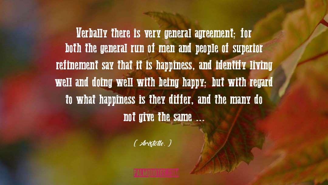 Agreement quotes by Aristotle.