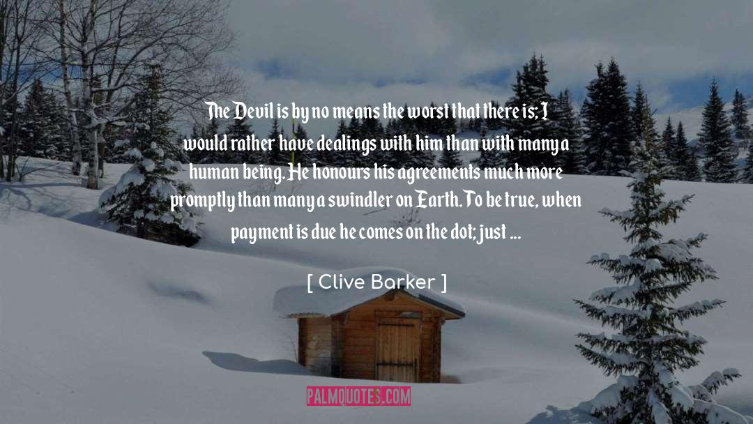 Agreements quotes by Clive Barker