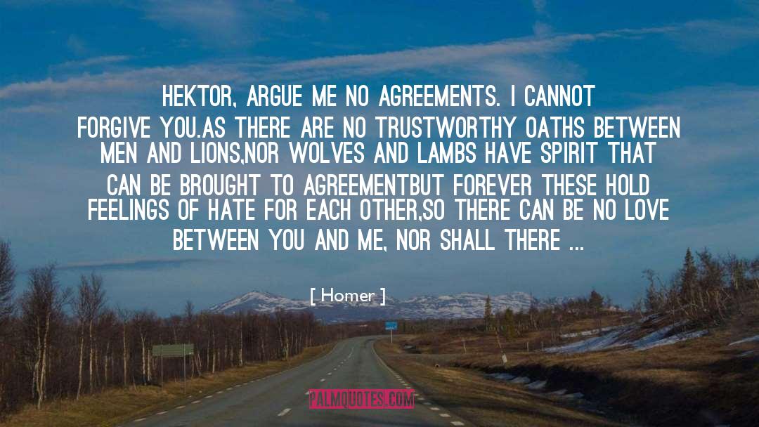 Agreements quotes by Homer