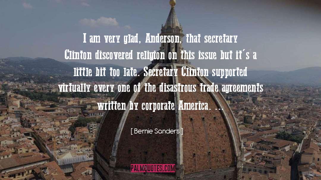 Agreements quotes by Bernie Sanders