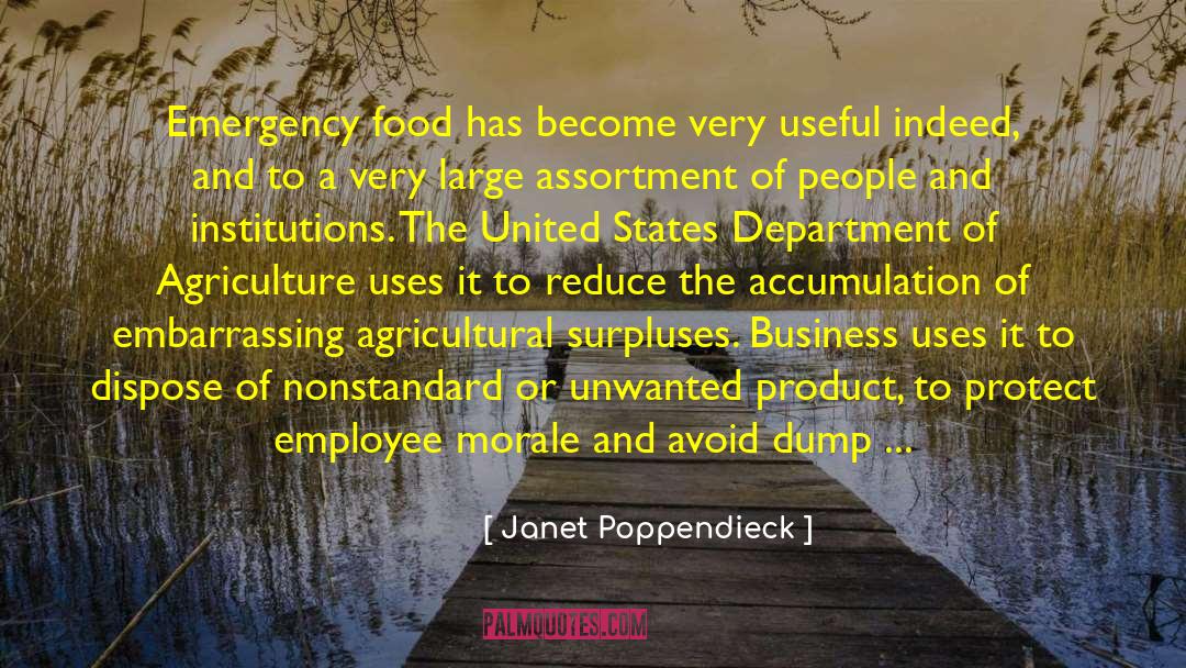 Agricultural quotes by Janet Poppendieck