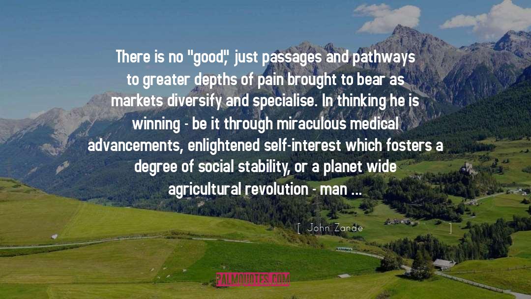 Agricultural quotes by John Zande