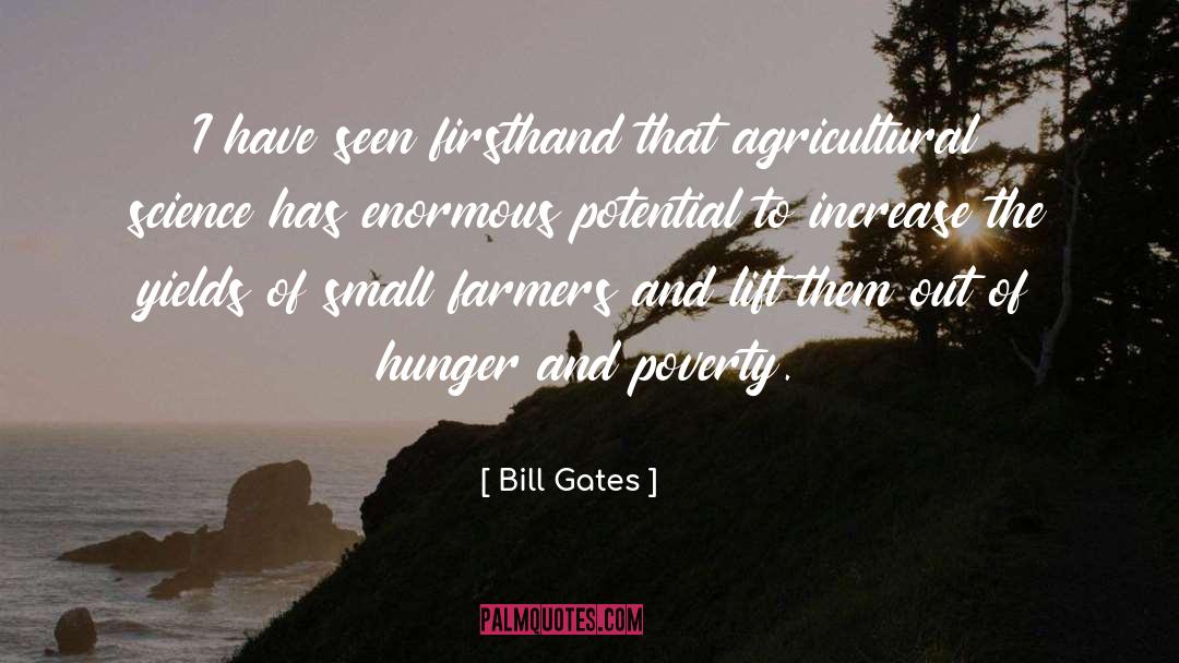 Agricultural quotes by Bill Gates