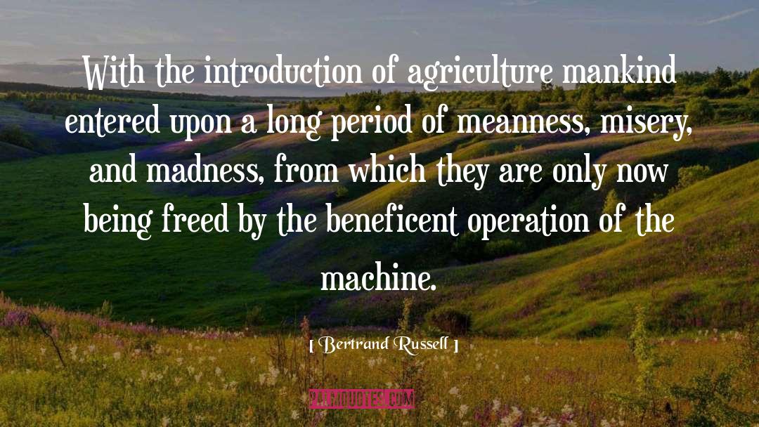 Agriculture quotes by Bertrand Russell