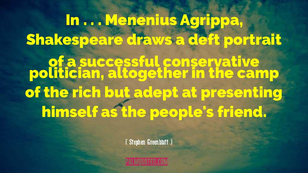 Agrippa quotes by Stephen Greenblatt