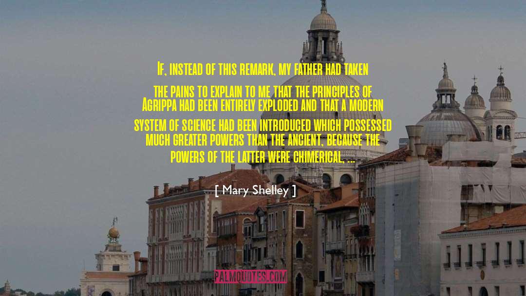 Agrippa quotes by Mary Shelley