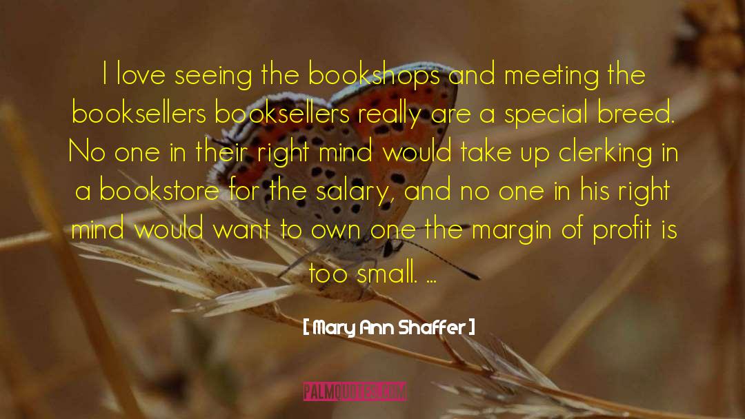 Agronomist Salary quotes by Mary Ann Shaffer