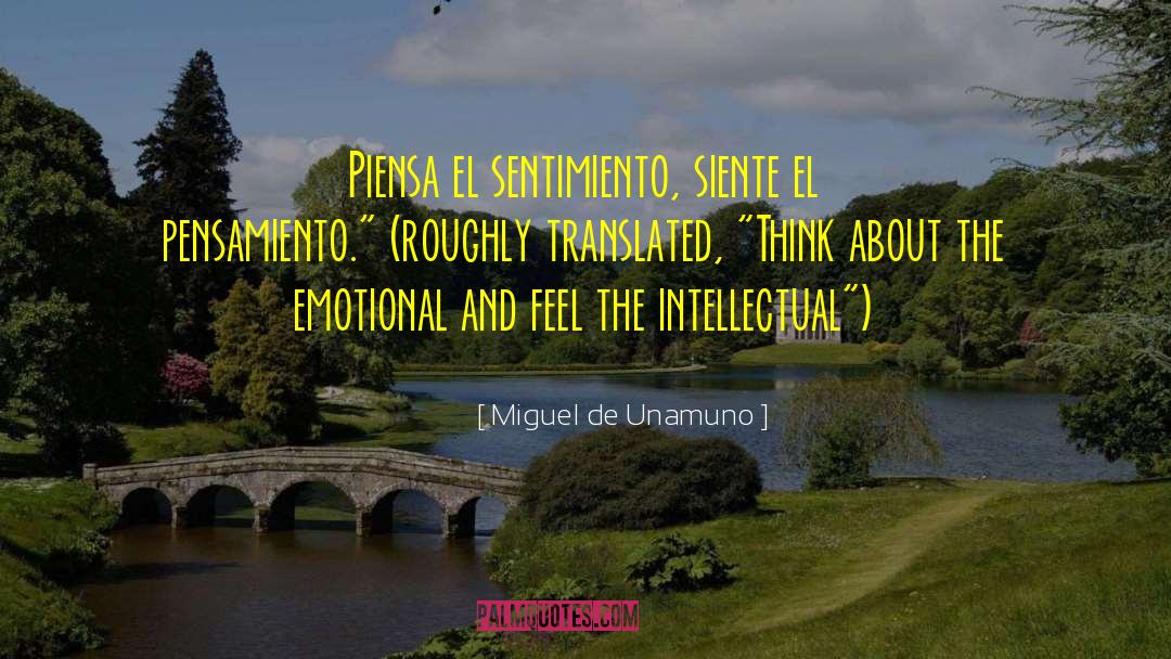 Agua Bella Sentimiento quotes by Miguel De Unamuno