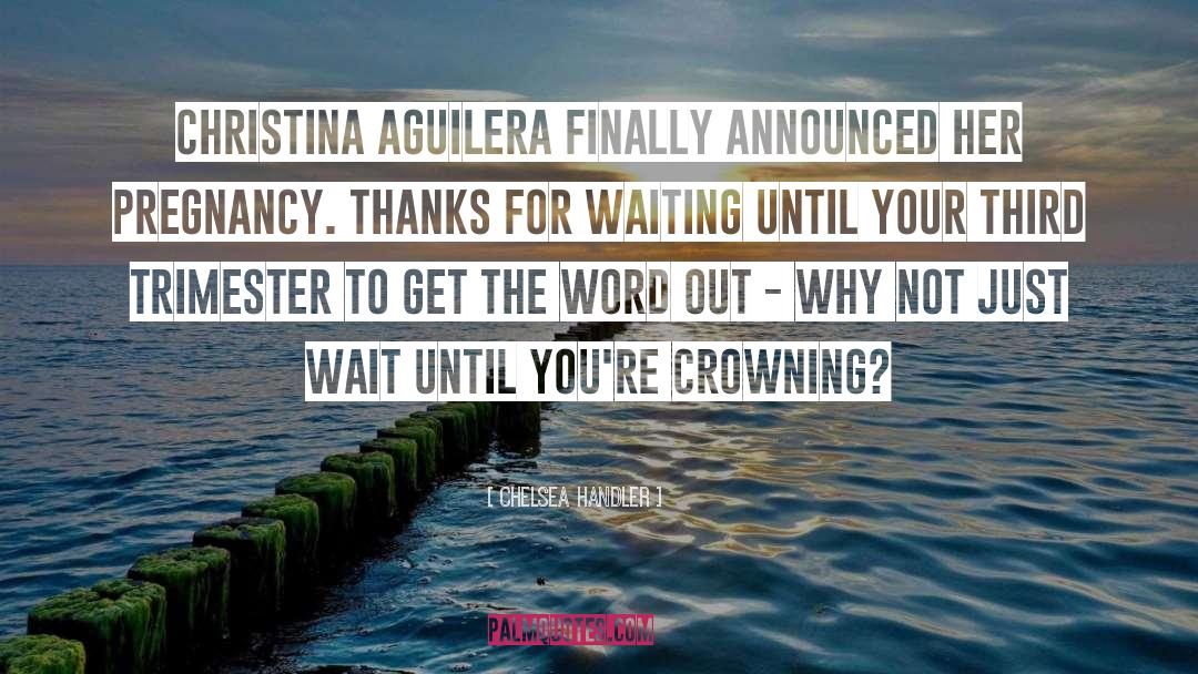Aguilera quotes by Chelsea Handler