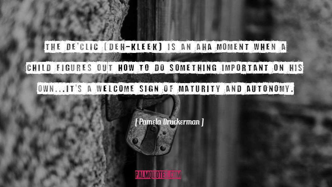 Aha Moment quotes by Pamela Druckerman