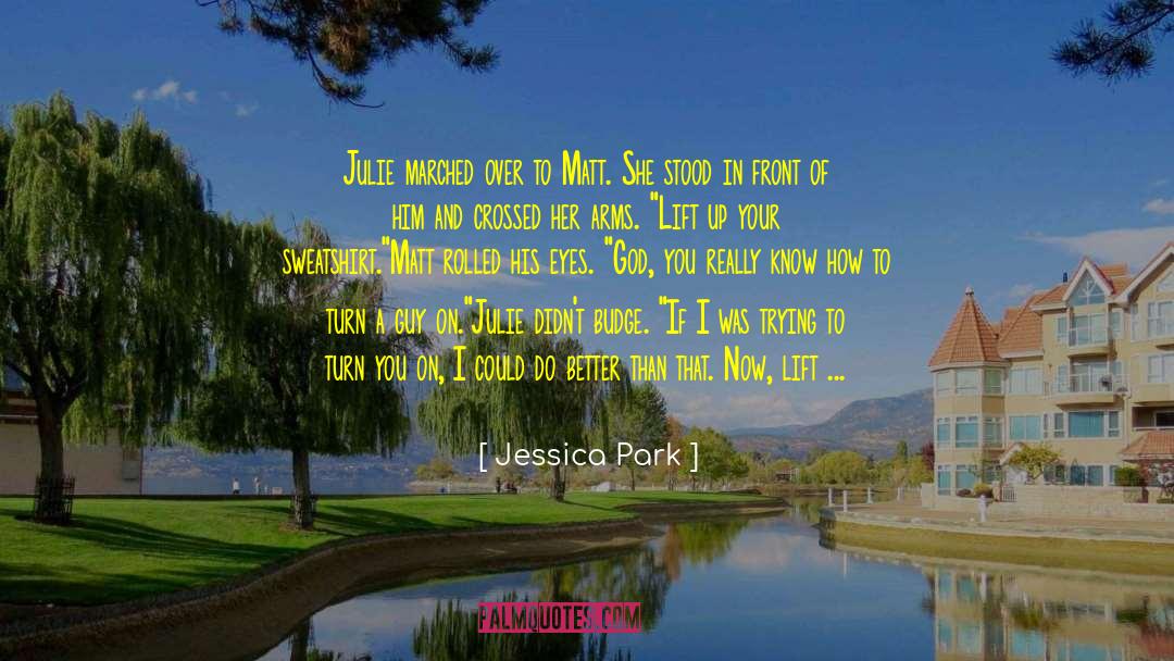 Aha quotes by Jessica Park
