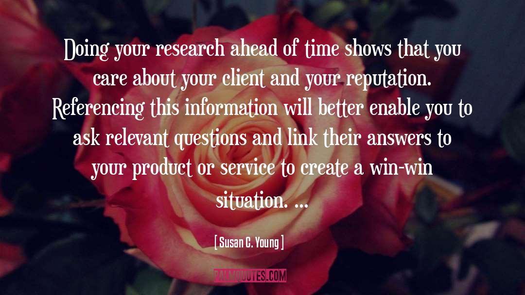 Ahead Of Time quotes by Susan C. Young