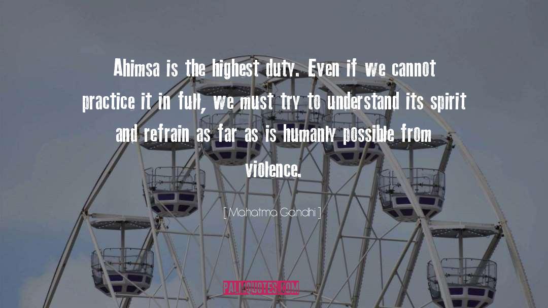 Ahimsa quotes by Mahatma Gandhi